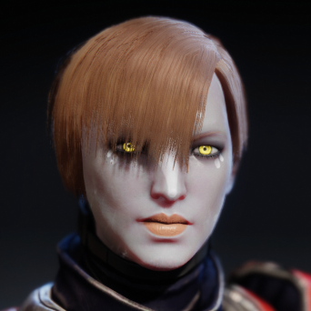 A screenshot of Phoebe in Destiny 2.